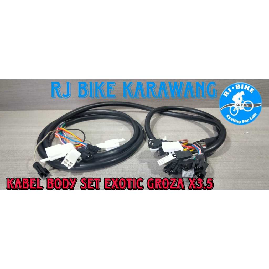 KABEL BODY SET KELISTRIKAN SEPEDA LISTRIK EXOTIC GROZA X3.5 dan Cooltech SE