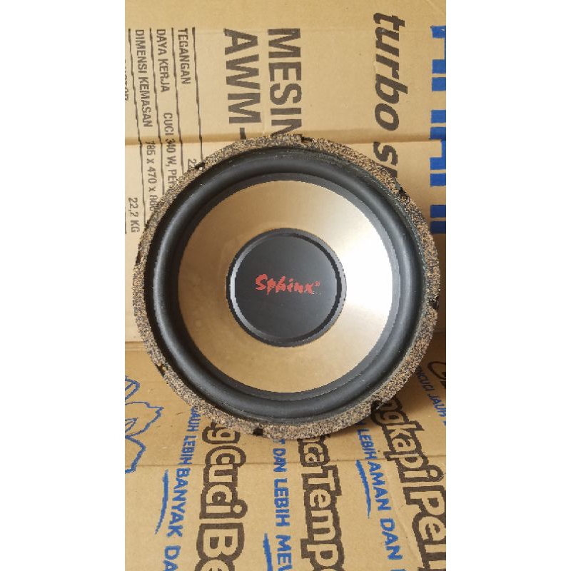 SUB WOOFER "SPHINX" 12"INCH DOUBLE COIL  MANTAB MENGLEGAR eks sound system mobil tanpa box