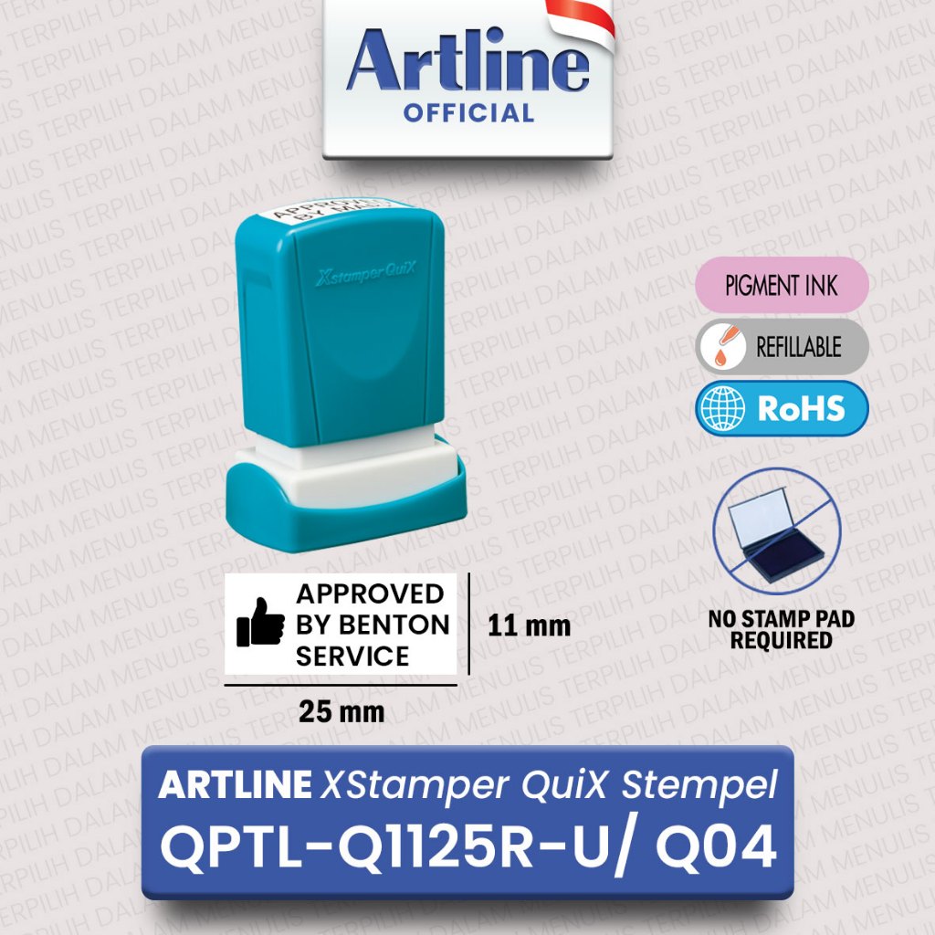

ARTLINE XSTAMPER QUIX Stempel QPTL-Q1125R-U/ Q04