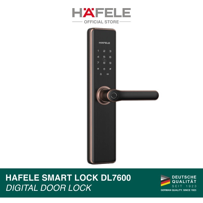 Super Smart Digital Door Lock Home Handle Fingerprint & SmartCard Gagang Pintu Digital Hafele - DL76