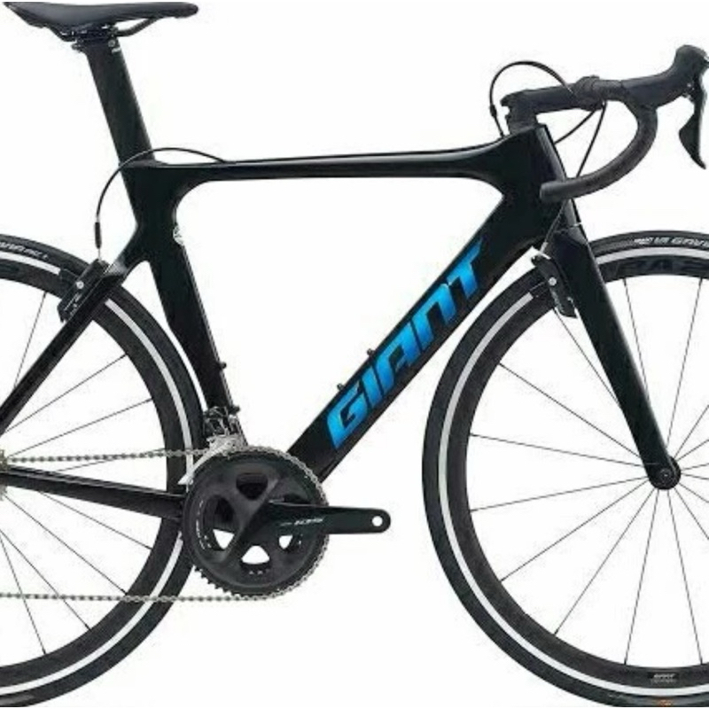 L. Sepeda Giant Propel advanced 2 Black Rim Brake