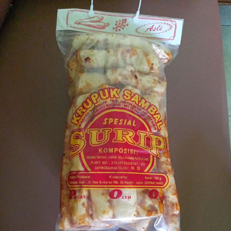 

KRUPUK SURIP PLOMPONG