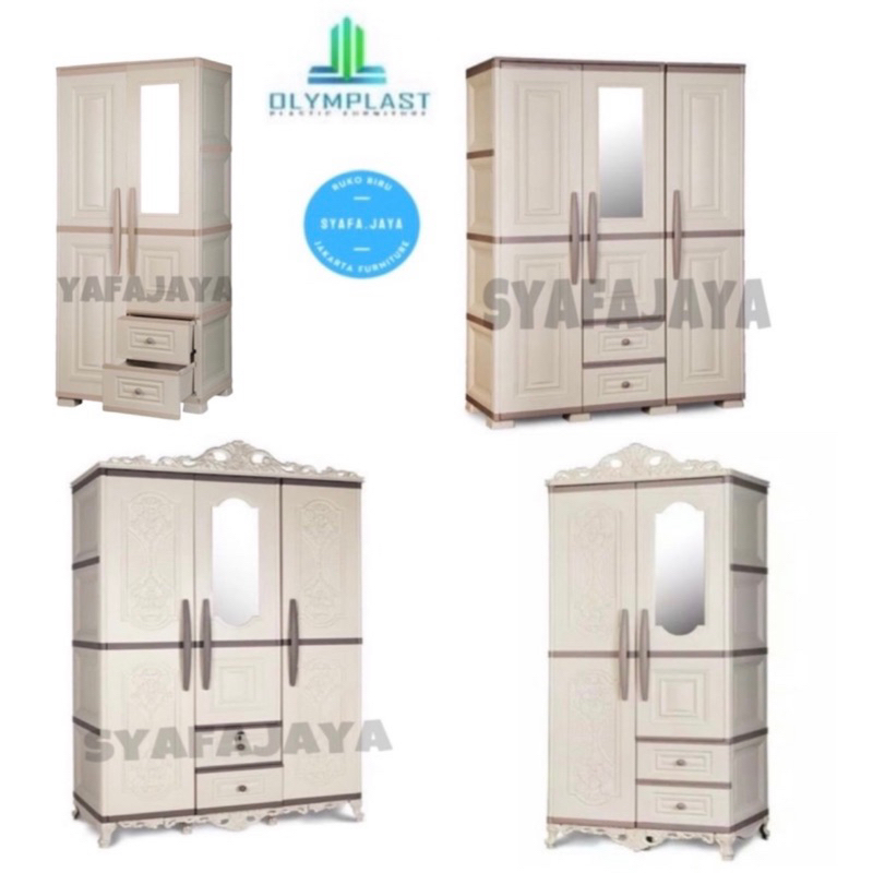 OLYMPLAST - Lemari Plastik Olymplast OTC 02 & 03 Clasik / OTC MODERN