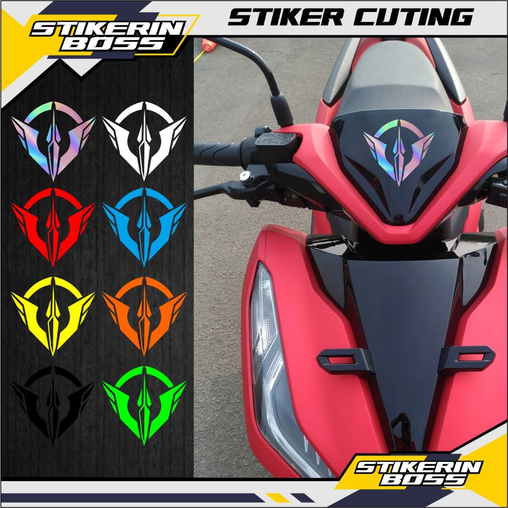 Stiker Cuting  Kepala Motor  Stiker Untuk Semua Jenis Motor Stiker Logo Keren Terlaris Dan Termurah