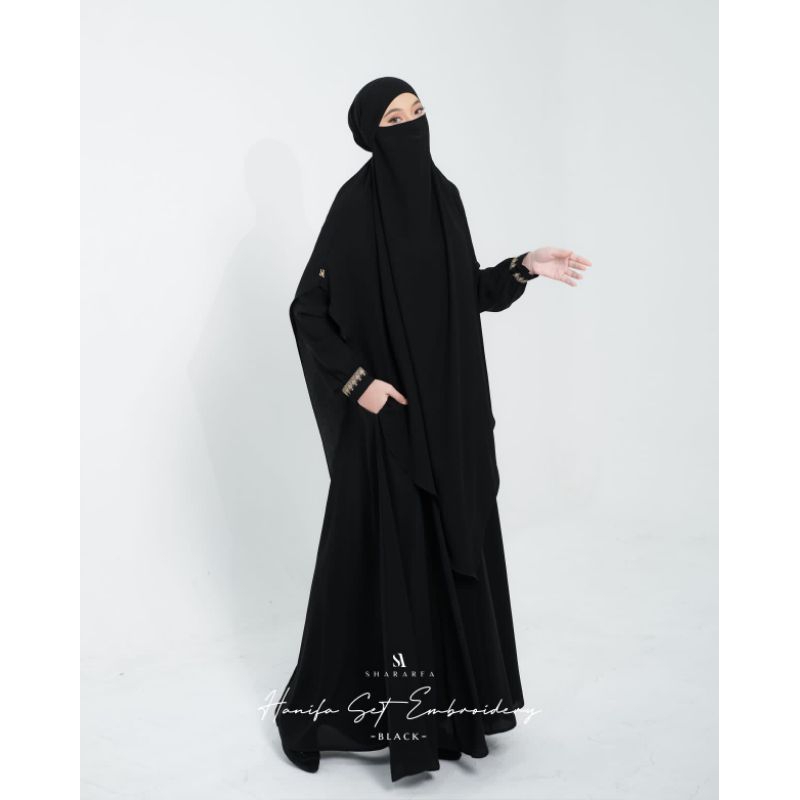 SHARAREA/Hanifa set by Shararea/set syar'i/set mewah/set elegant