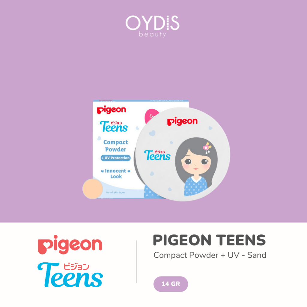 PIGEON TEENS Compact Powder + UV Protection 14Gr - Sand