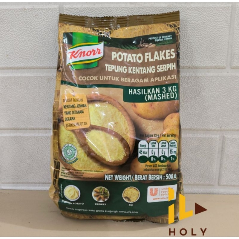 

KNORR Potato Flakes Tepung Kentang (500gr) Kemasan Asli