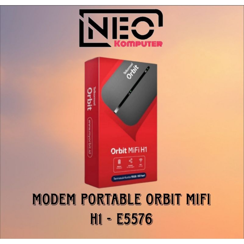 MODEM TELKOMSEL ORBIT MIFI H1 - E5576 ORIGINAL