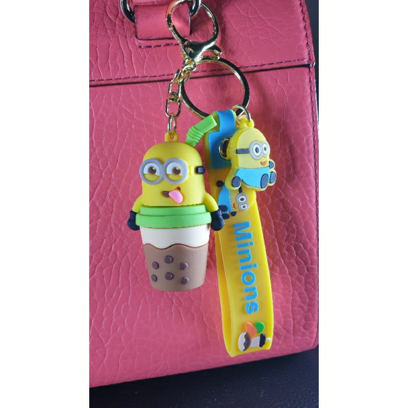 Gantungan kunci Minion tempura / es krim / donut ( keychain / hadiah / kado / gift / souvenir / mura