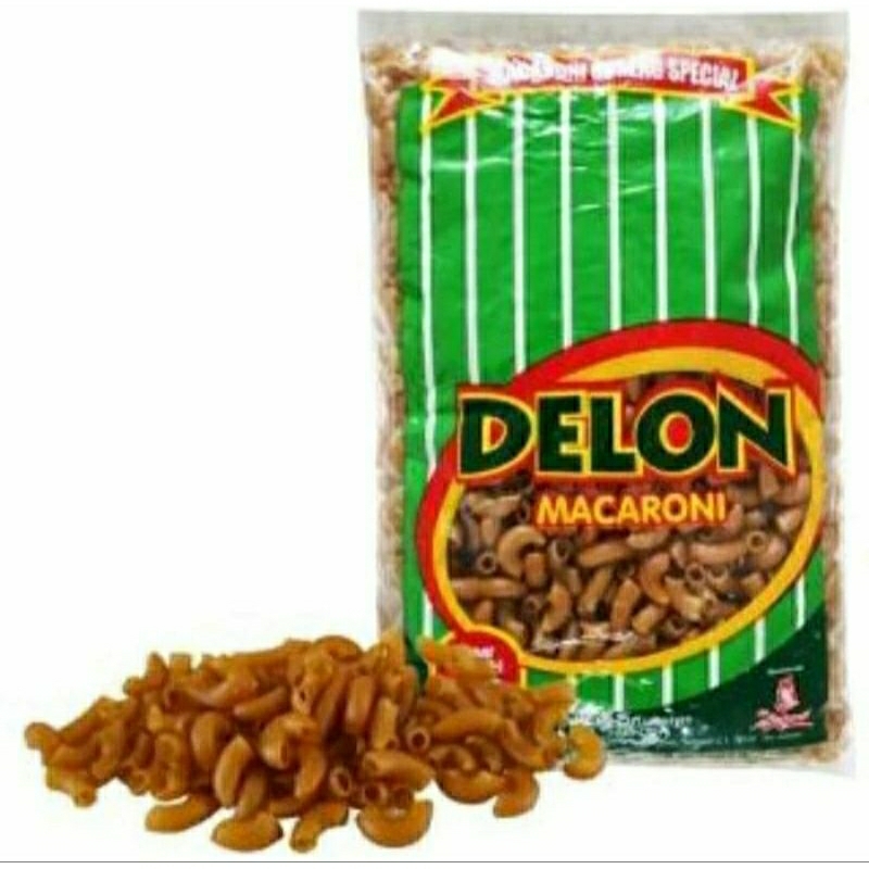 Delon macaroni biru dan hijau
