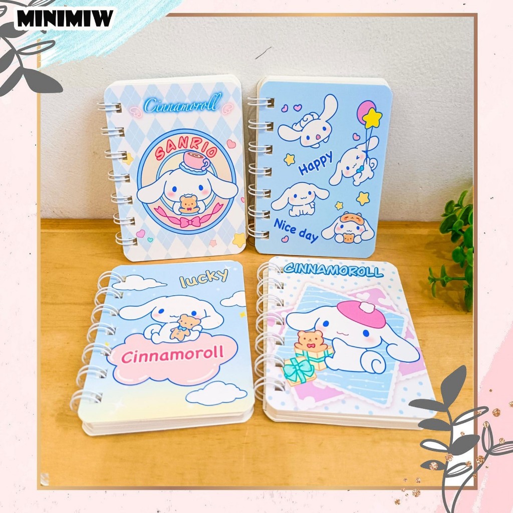 

NOTEBOOK BINDER A7 SANRIO PP HAPPY THEME RING DIARY BUKU TULIS MODEL BERGARIS LUCU IMUT KADO UNIK SOUVERNIR COD TERMURAH BAGUS LUCU IMUT ALAT-ALAT SEKOLAH BY MINIMIW