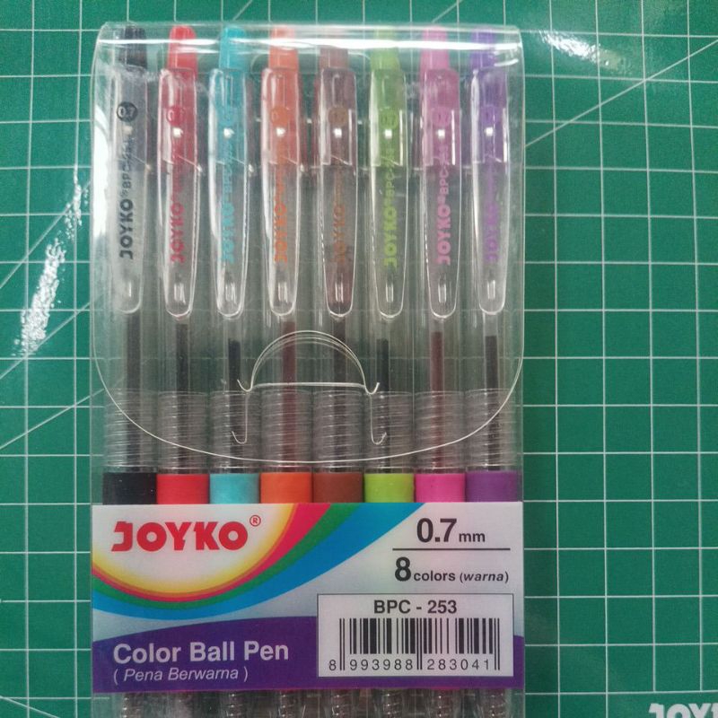 

pen 8warna bpc 253 joyko