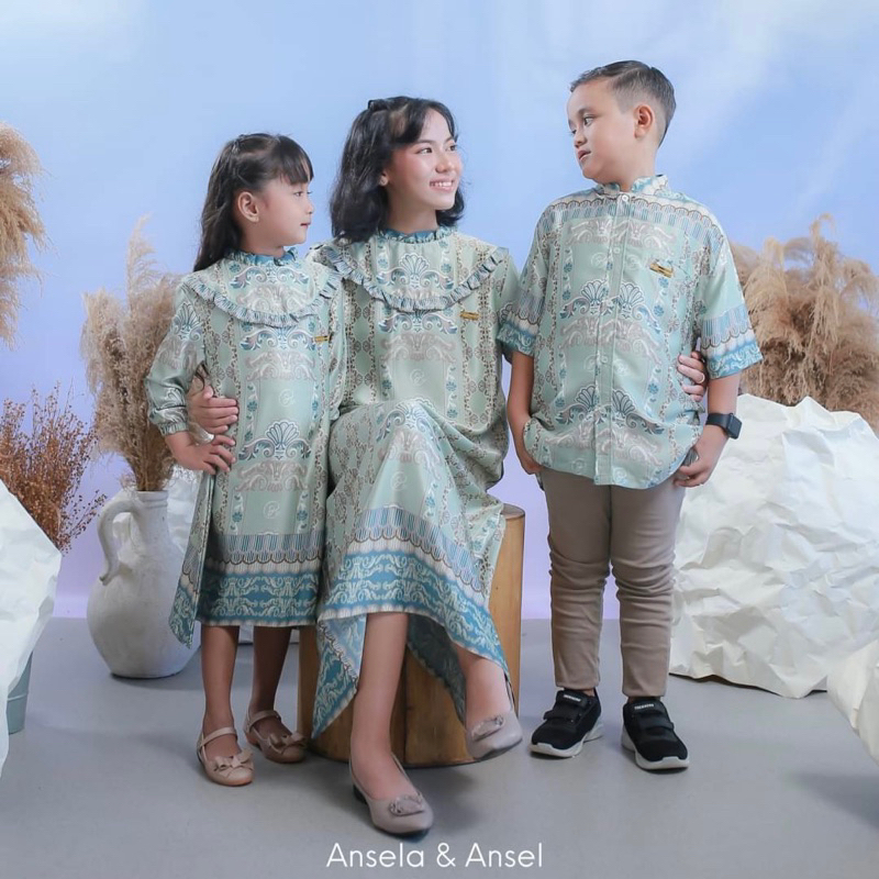 DYN Clothingline Ansel Koko &  Ansela Dress | Family Set | Fashion Muslim | Baju Muslim Couple | Sarimbit Keluarga-5