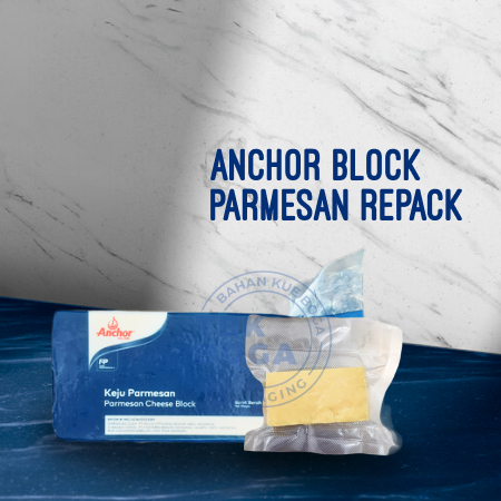 

Keju Anchor Parmesan ( 100 gr ) Repack Cheese Balok Block