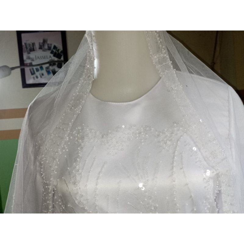 gaun pernikahan syar'i