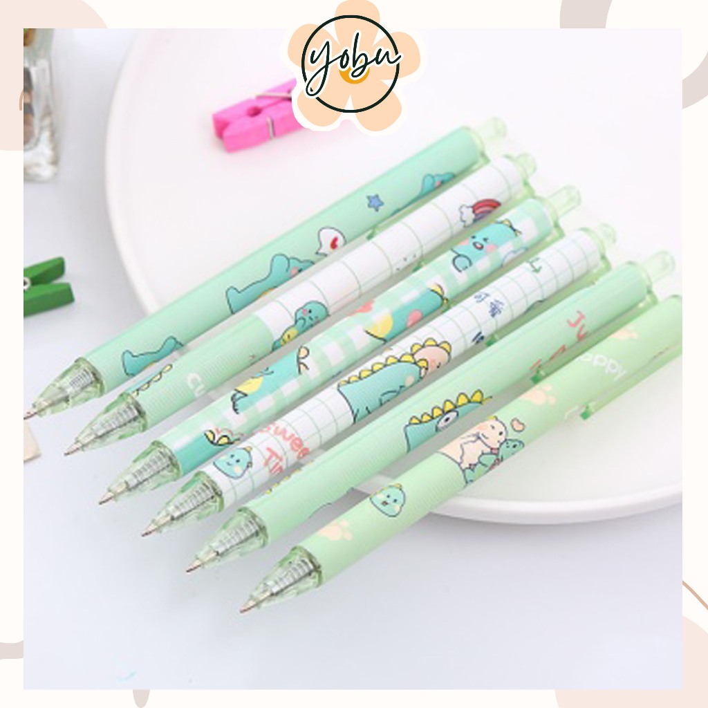 

Bulpen Gel Pena Gel Mekanik motif Cartoon YB-0159