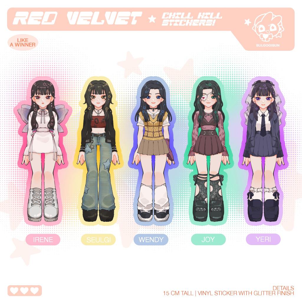 

RED VELVET CHILL KILL STICKER bybulgogibun