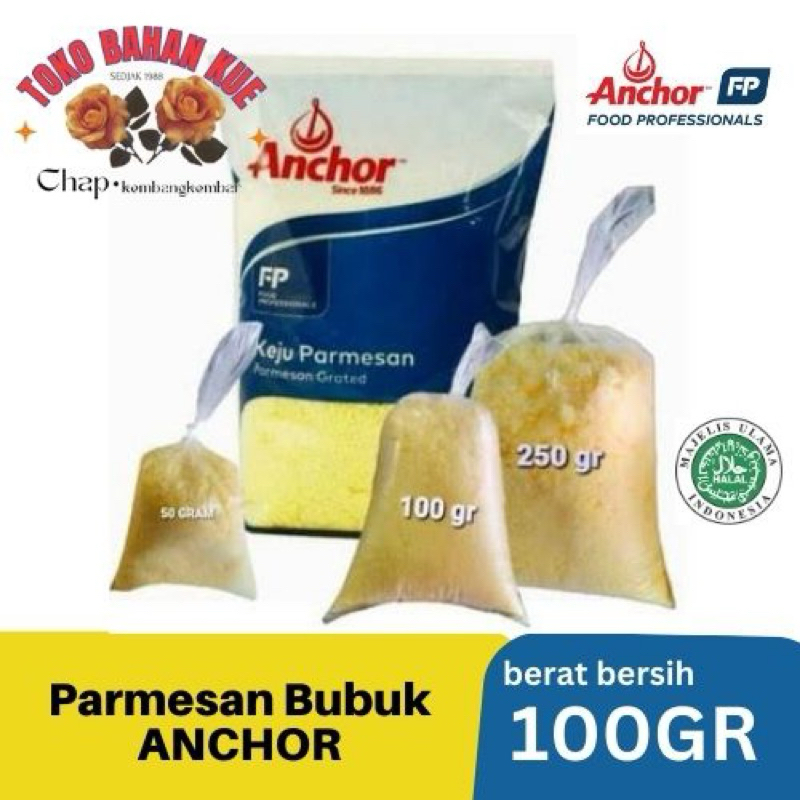 

Keju parmesan bubuk anchor kemasan 100gr parmesan grated Anchor parmesan bubuk 100gr repack