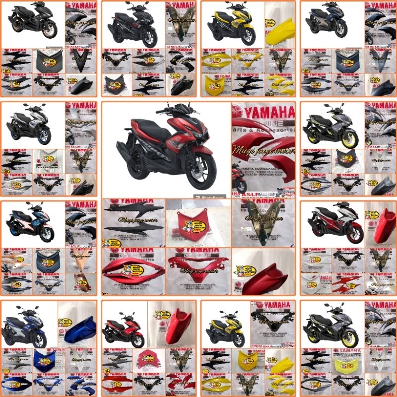 FULL SET BODY HALUS AEROX 155 OLD 2017-2020 ORIGINAL YAMAHA