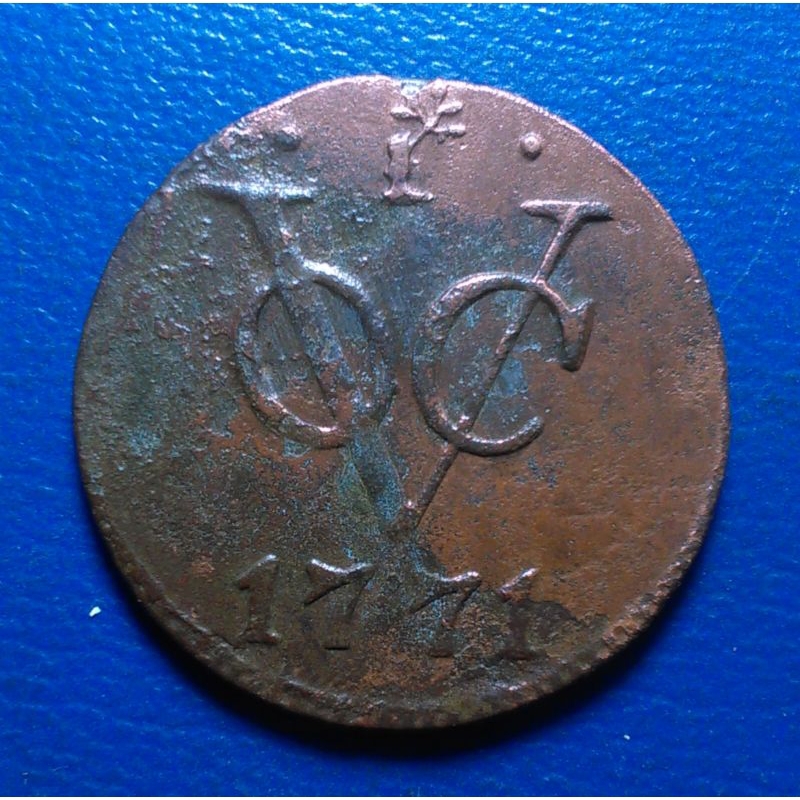 Koin VOC 1 Duit Gelderland 1771 Sc