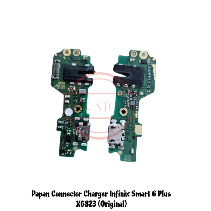 Flexible Konektor Charger Infinix Smart 6 Plus X6823C Papan Con Cas Original