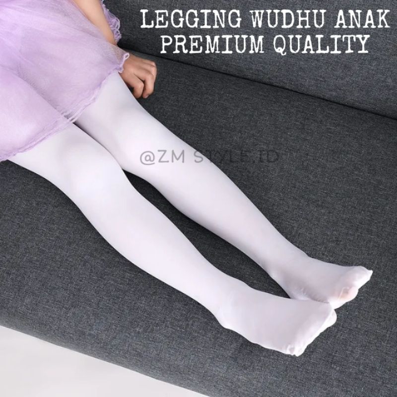 LEGGING WUDHU POLOS ANAK | LEGGING WUDHU ANAK PREMIUM | CELANA LEGING WUDHU ANAK PEREMPUAN
