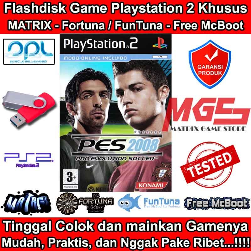 Flashdisk Game PS2 PS 2 PES 2008 - Pro Evolution Soccer 2008
