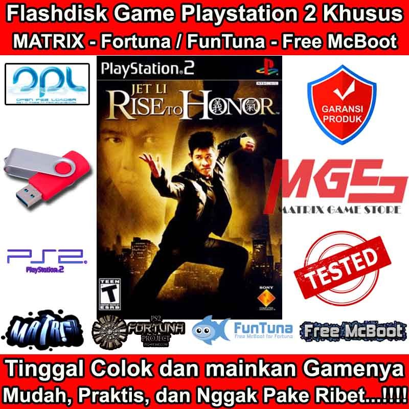 Flashdisk Game PS2 PS 2 Jet Li - Rise to Honor
