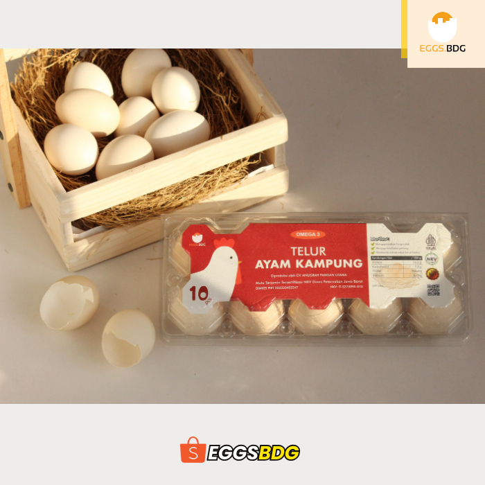 

GRA Telur Ayam Kampung Omega 3 Isi 10 Pcs Kaya Nutrisi