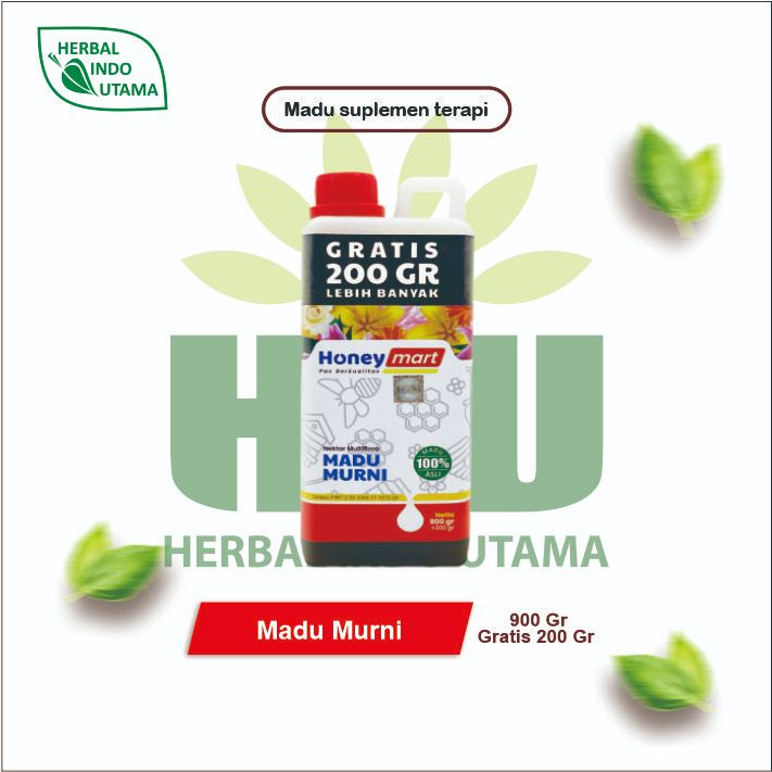 

MADU MURNI 100% MADU ASLI SUPLEMEN TERAPI 900 Gr GRATIS 200 Gr | HERBAL INDO UTAMA