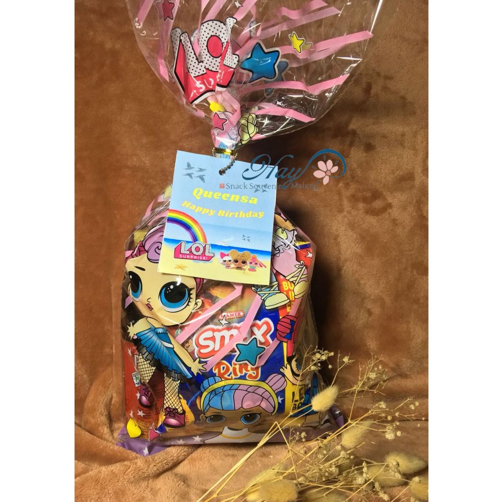 

SNACK ULTAH PLASTIK KARAKTER UKURAN 25X50 CM-PAKET BESAR