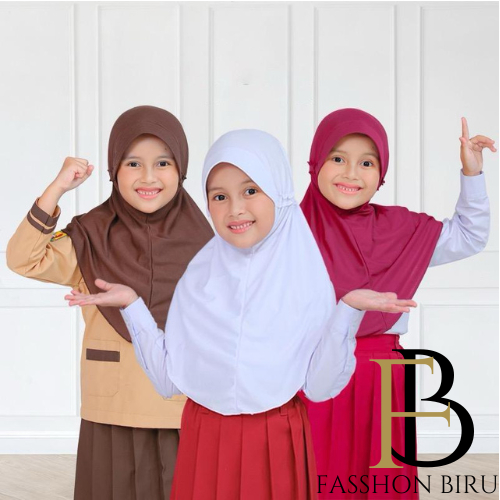 kerudung anak sekolah /Hijab anak sekolah/hijab instan