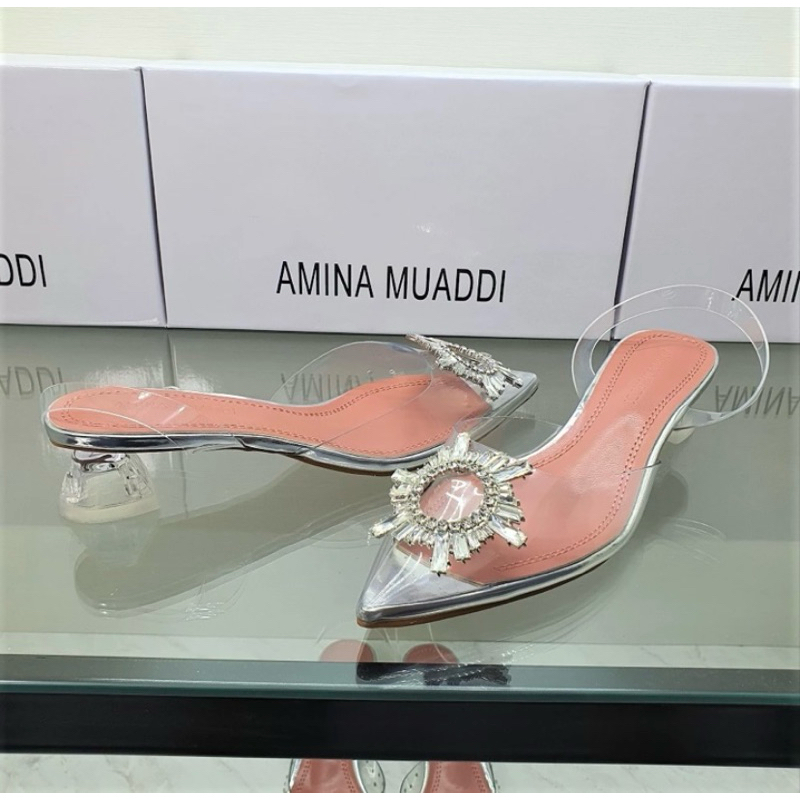 amina muaddi - heels 4,5cm (PRELOVED)