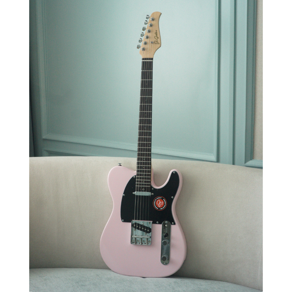 JS Guitars JS TL Munsell Series Powder Pink Electric Guitar