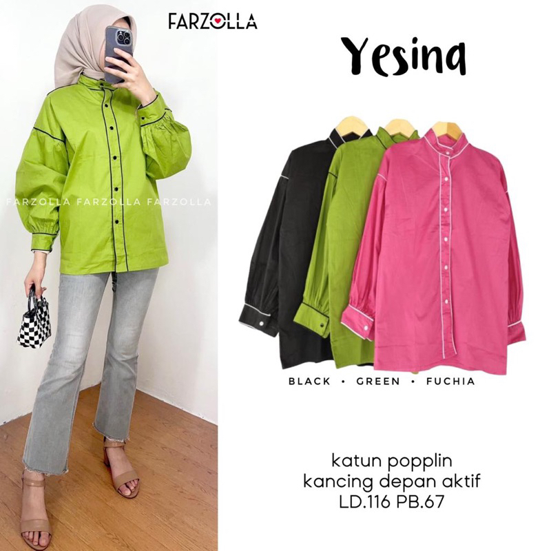 YESINA KEMEJA PREMIUM Original By Farzolla