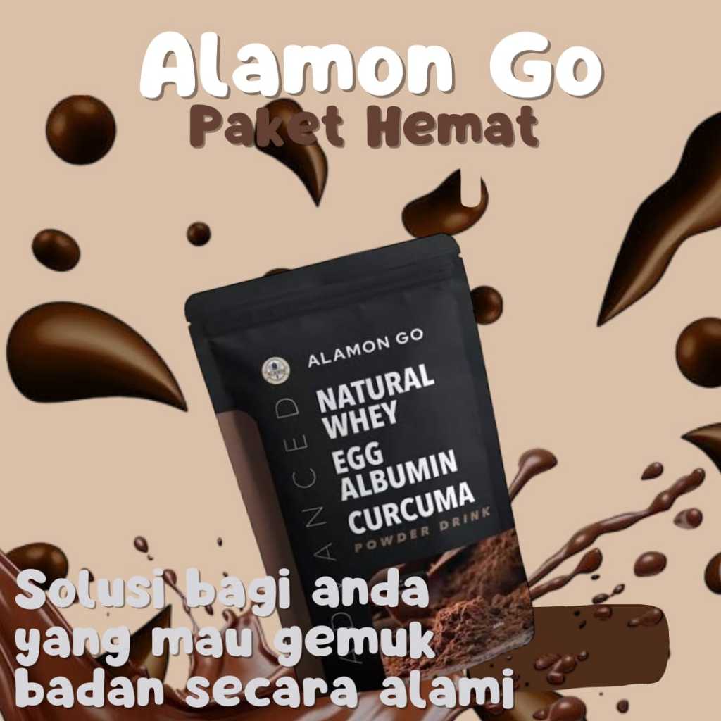 

[COD] Susu Penggemuk / Penambah berat Badan / Alamon Go / Weight Gain / Penambah Nafsu Makan Alamon Go Memenuhi kebutuhan Nutrisi Anda