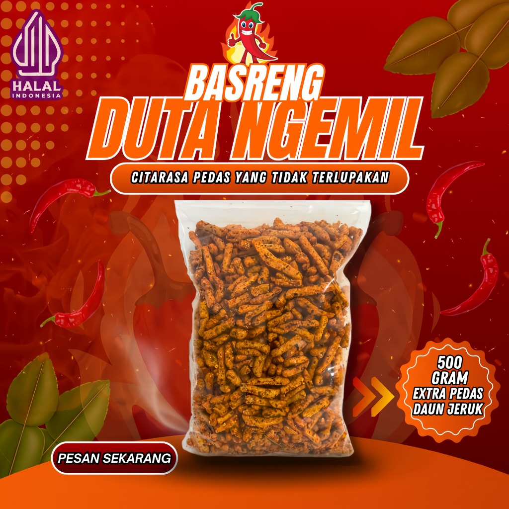 

500 GRAM BASRENG EXTRA PEDAS DAUN JERUK | BAKSO GORENG DUTANGEMIL