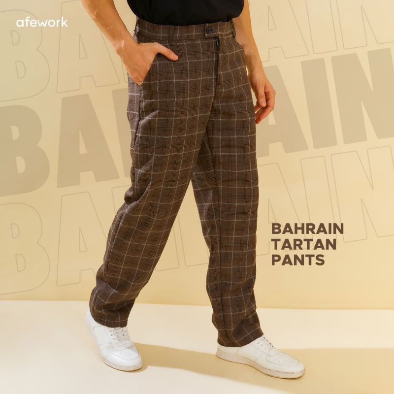 Bahrain Tartan pants Afework/ Pants motif kotak Afework