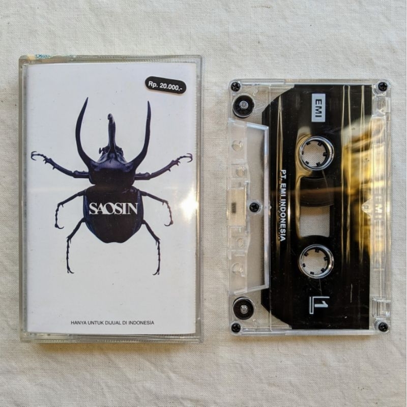 Kaset Saosin Self Titled The Beetle Album