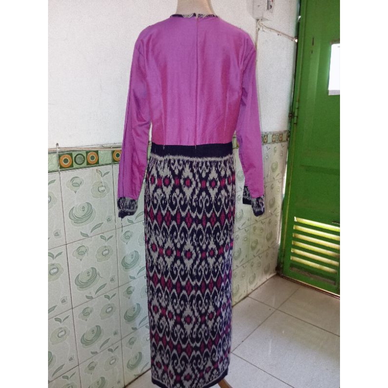 baju gamis tenun Troso