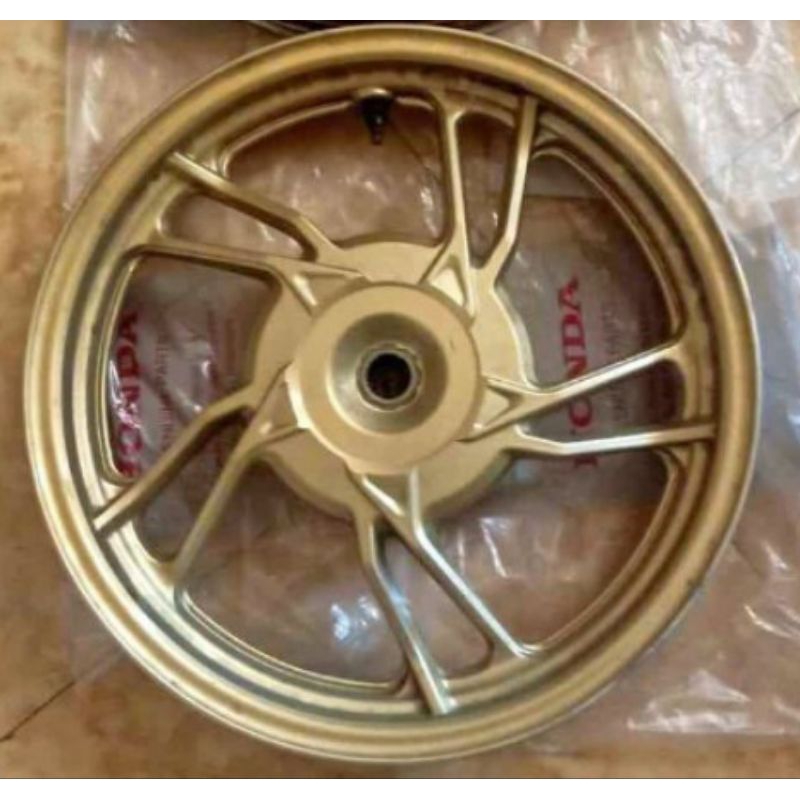 Velg Pelg Peleng Belakang Honda Vario 125 150 New K59J Original warna Gold
