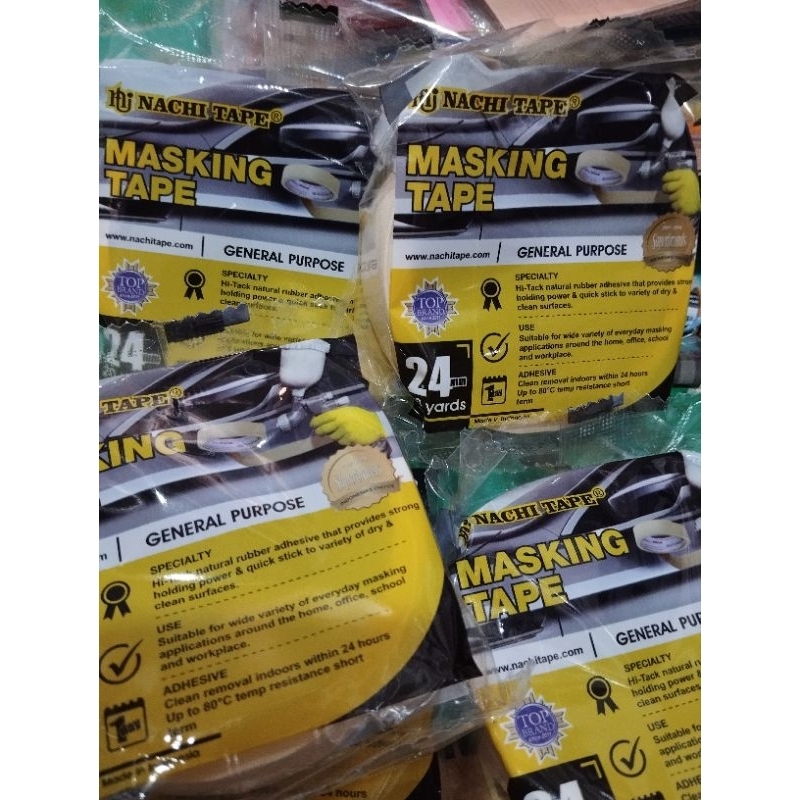 

NACHI MASKING TAPE 24 MM × 20 Y / LAKBAN KERTAS