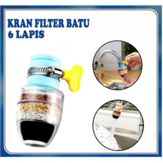 filter kran air 6 lapis saringan kran air/ KRAN AIR SARINGAN FILTER 4 BATU 6 LAPIS