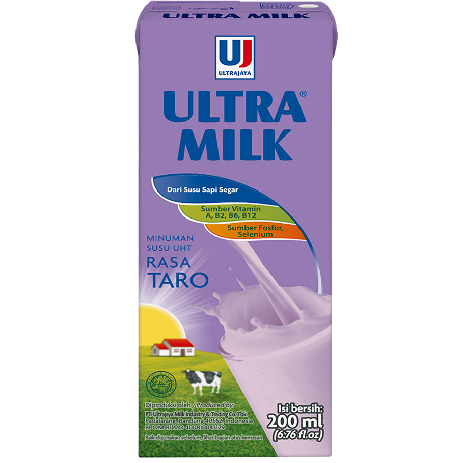 

ULTRA MILK Susu UHT Taro 200 ml