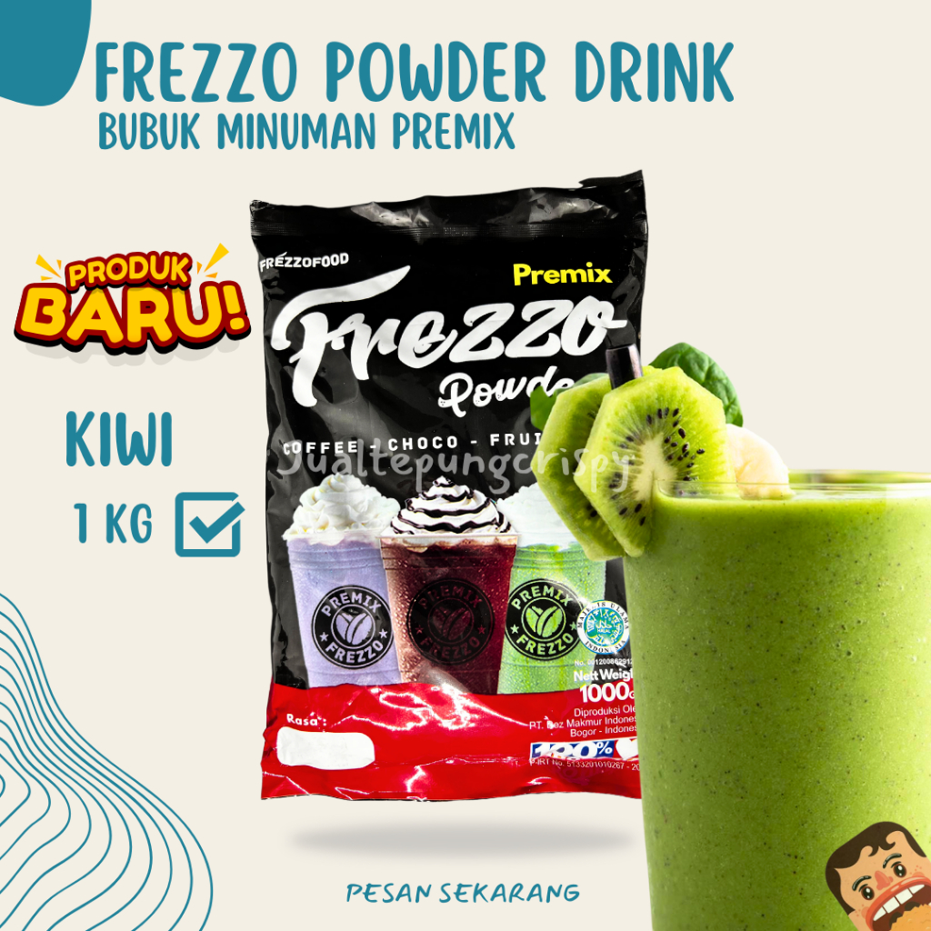 

{PRODUK BARU} Frezzo Bubuk Minuman Rasa Kiwi / Kiwi Powder Drink 1 Kg