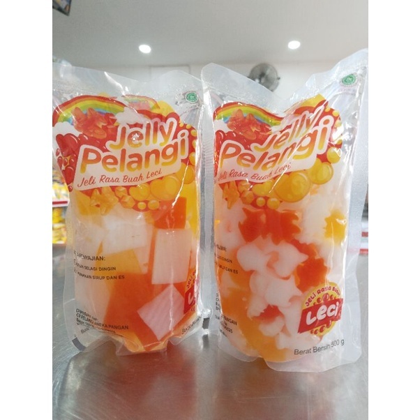 

JELLY PELANGI - JELLY RASA BUAH LECI 500 GRAM