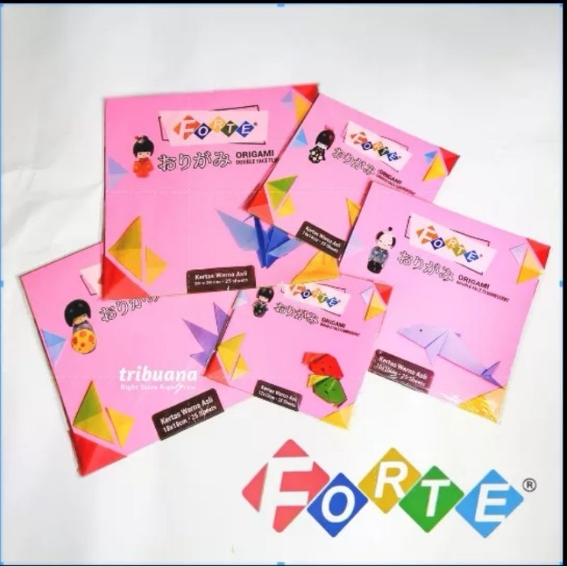 

KERTAS LIPAT FORTE / 12X12 / 14X14 / 16X16 / 18X18 / 20X20 ISI 10 PACK