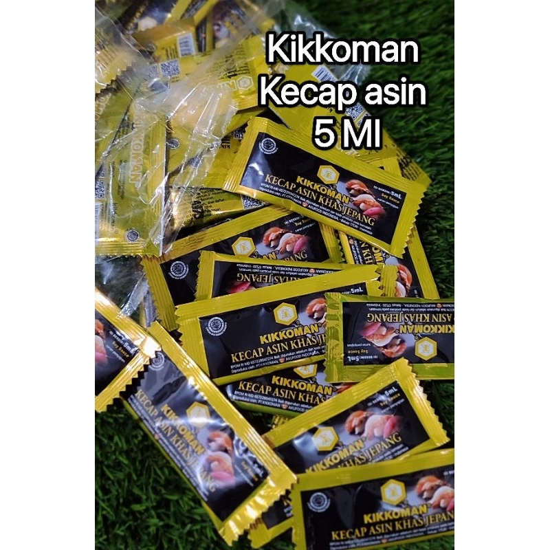 

Soy Sauce sachet Kikkoman 5Ml | Kecap asin sachet Kikkoman 5Ml