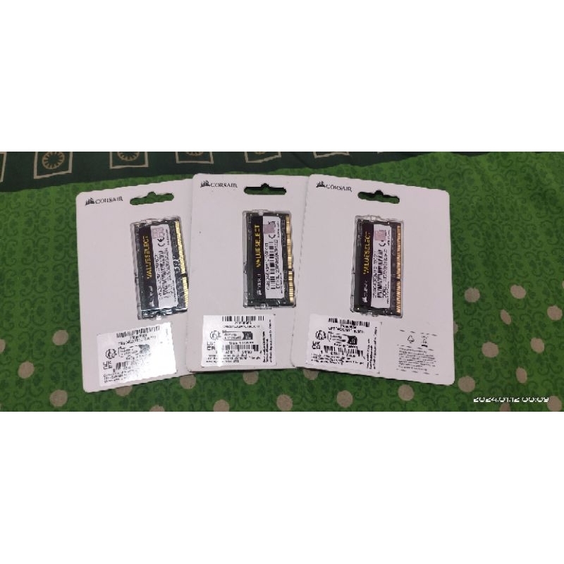 Ram corsair 4gb ddr3l