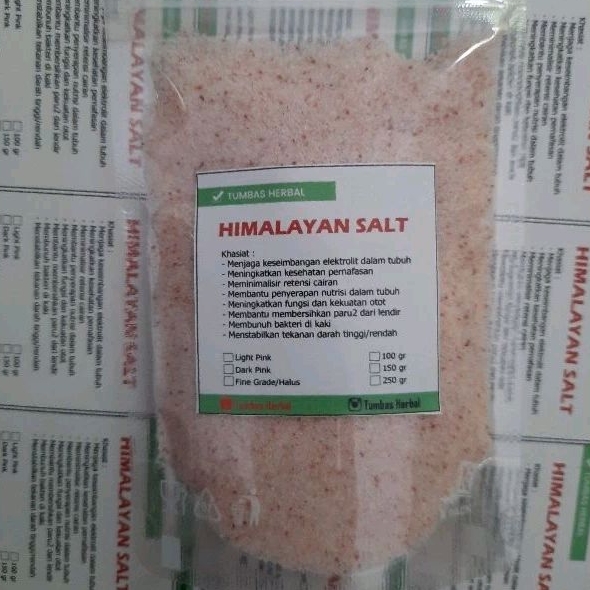 

100 gr Pure Organic himalayan salt mpasi / jsr